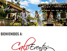 Tablet Screenshot of calieventos.com